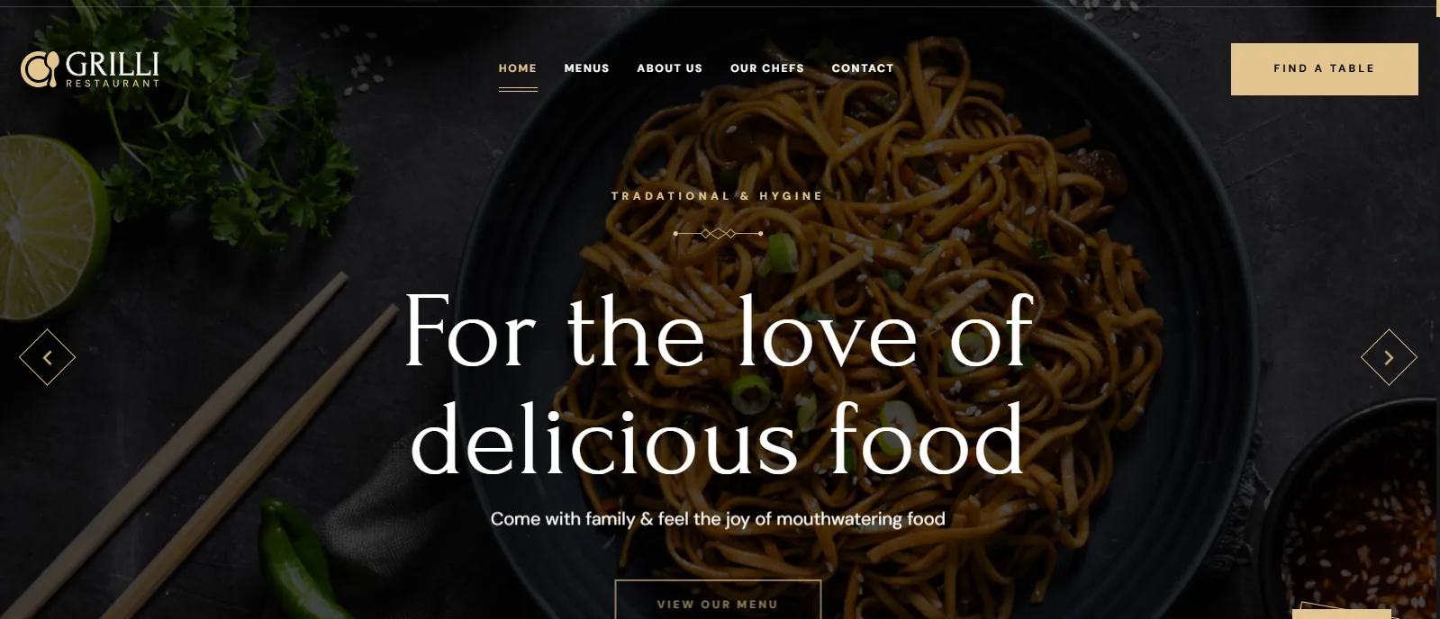 template-restaurant-website